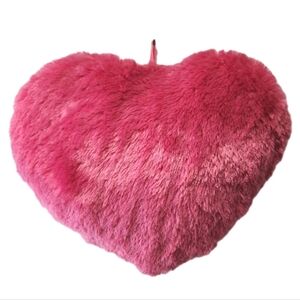 Valentine's Day Plush Heart-Shaped Pink Pillow, La Vie En Rose